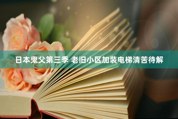日本鬼父第三季 老旧小区加装电梯清苦待解