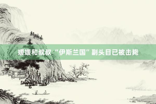媛媛和叔叔 “伊斯兰国”副头目已被击毙